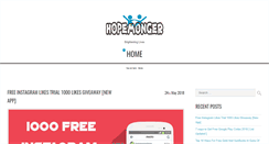 Desktop Screenshot of hopemonger.com