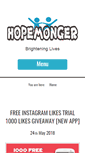 Mobile Screenshot of hopemonger.com